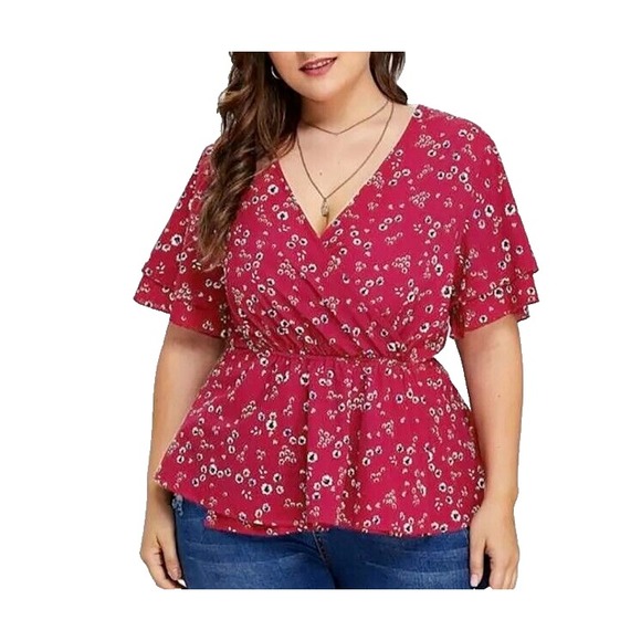 EUC Huge Lot Women' Cloth Tops, Dresses, Blouses Wholesale Resell 10 pic Size 1X - Picture 6 of 16